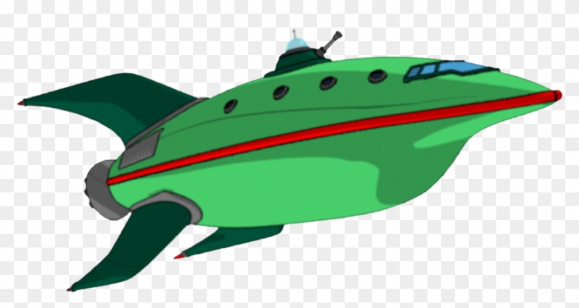 Futurama Ship - Planet Express Ship Png Clipart