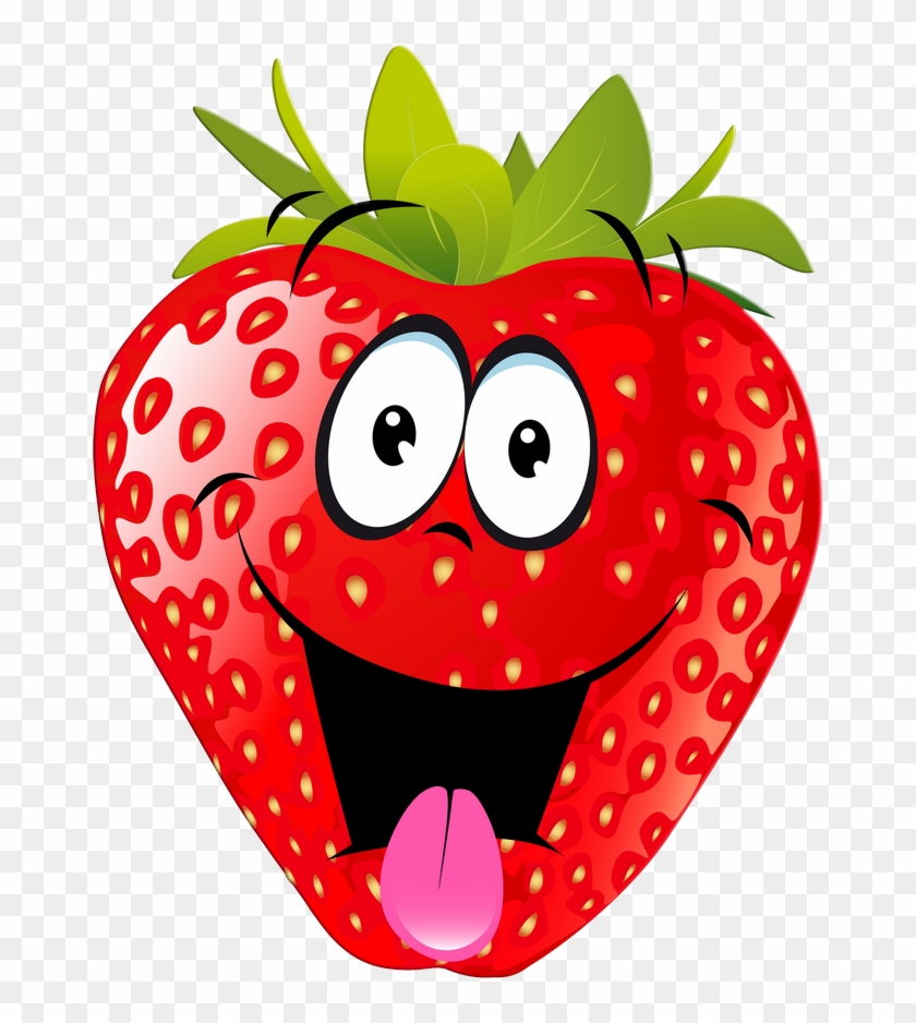 Фото, Автор Missis - Fruits With Faces Clipart - Png Download