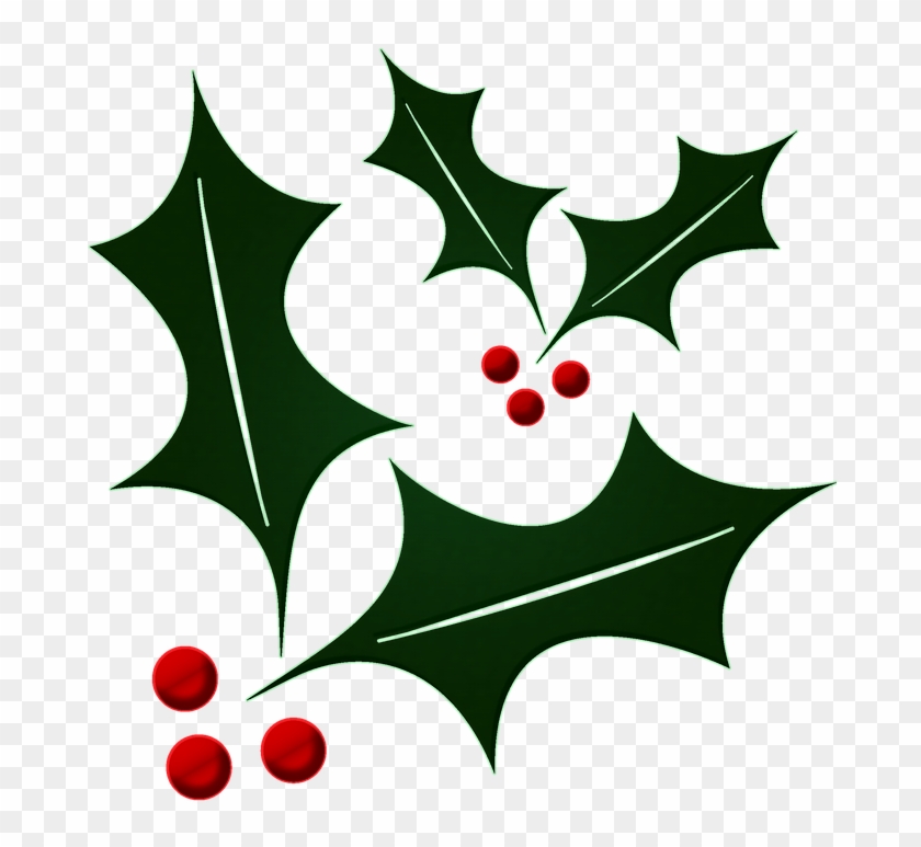 Holly Leaf Png - Christmas Day Clipart #517244