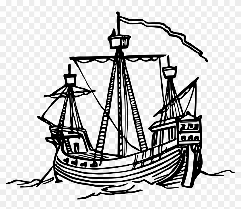 This Free Icons Png Design Of 15th Century Ship Clipart