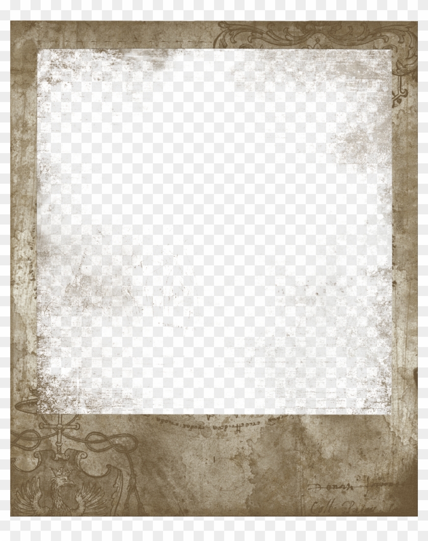 Grunge Polaroid Frame Clipart #517611