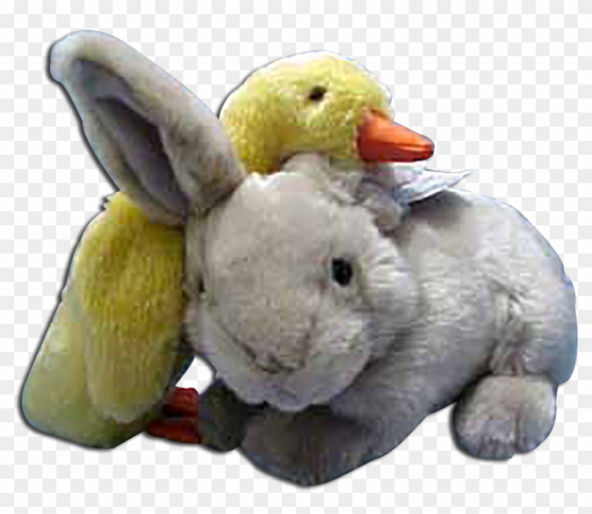 Adorable Friends Duck And Bunny - Easter Bunny Toy Png Clipart #517975