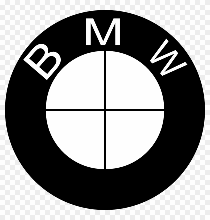 Bmw Logo Black And White - Bmw Logo Corel Draw Clipart