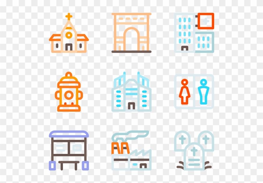 City Elements Clipart