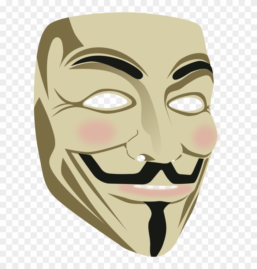 Face, Mask, Funny, Fear, Anonymous Mask Icons Png - Guy Fawkes Mask Png Clipart #518467