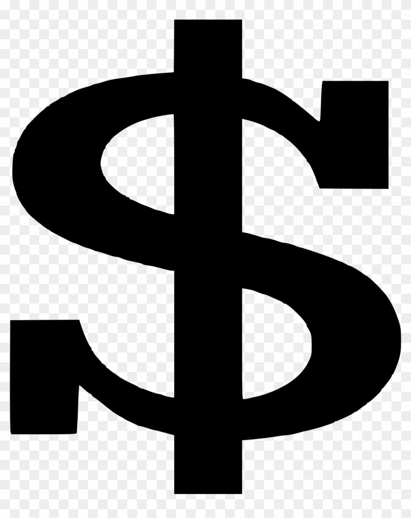 Illustration Of A Dollar Sign - Money Sign With Transparent Background Clipart