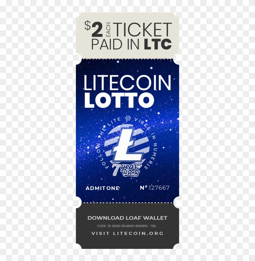 Litecoinlotto Ticket - Book Cover Clipart #518827