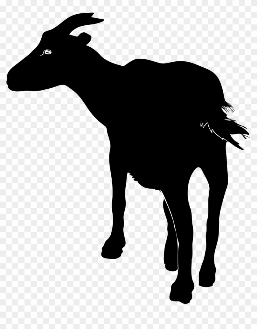 Goat Silhouette - Goat Silhouette Png Clipart