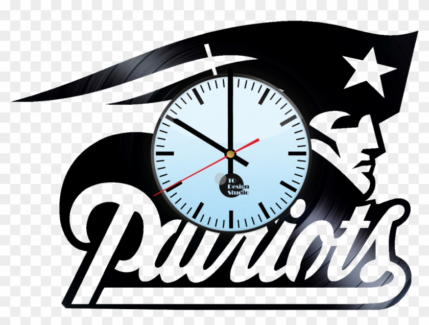 New England Patriots Logo Vector Handmade Vinyl Record - New England Patriots Clipart #519905