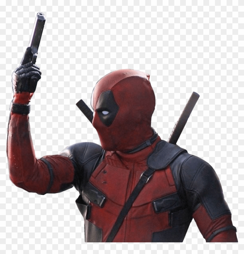 Deadpool Holding Gun - Deadpool Transparent Clipart