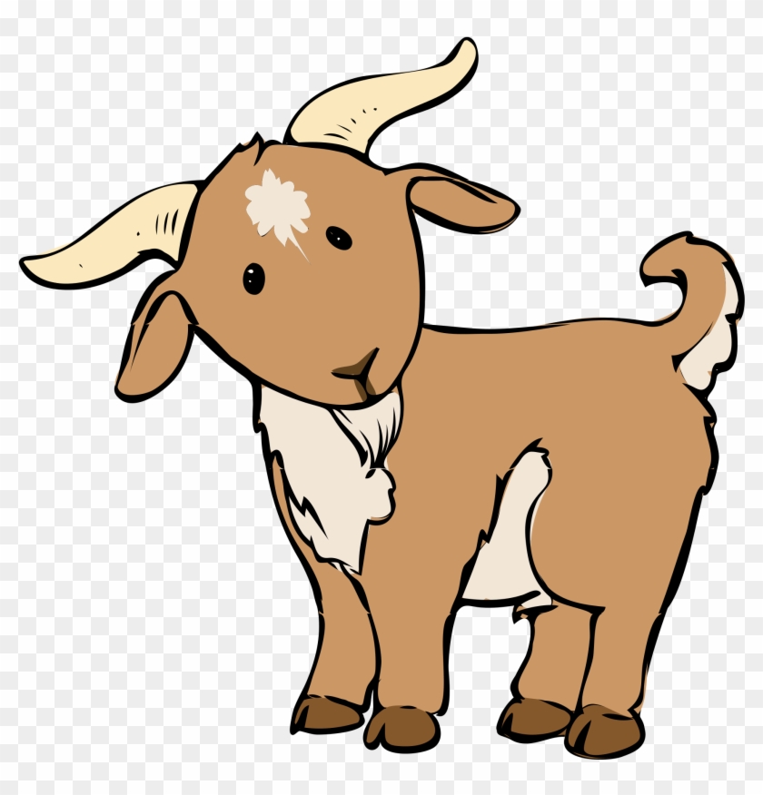 Goat Clipart Traceable - Kid Goat Clipart - Png Download #519973