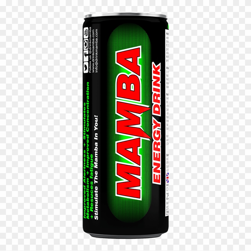 Mamba Energy Drink Can Front View - Caffeinated Drink Clipart #5100000