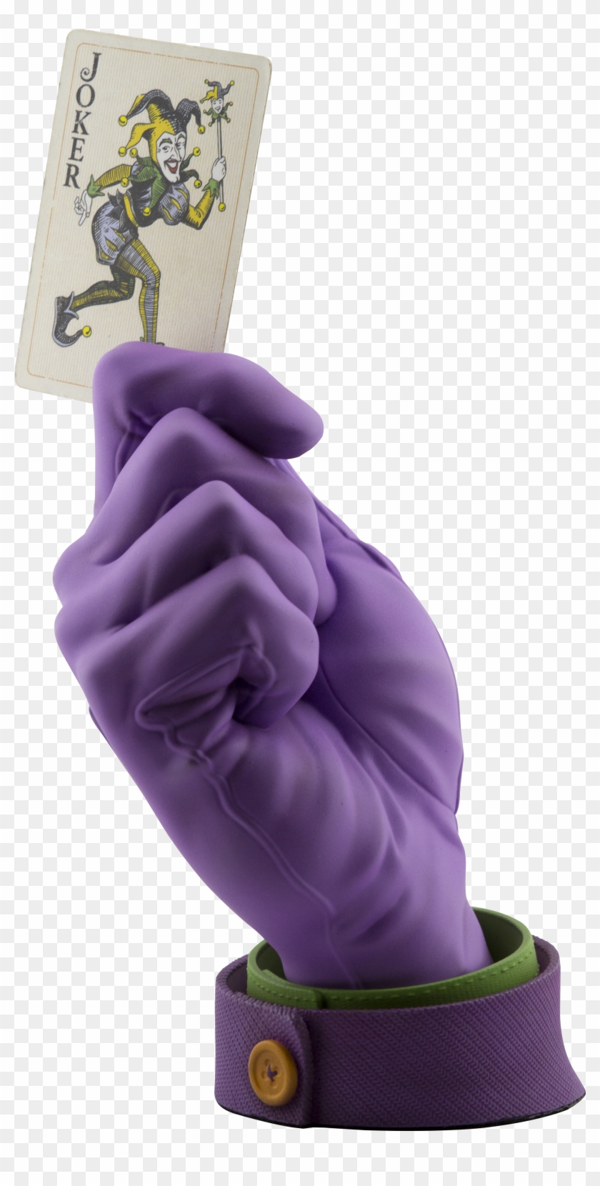 Joker Calling Card Statue - Joker Calling Card Hand Statue Clipart #5100141