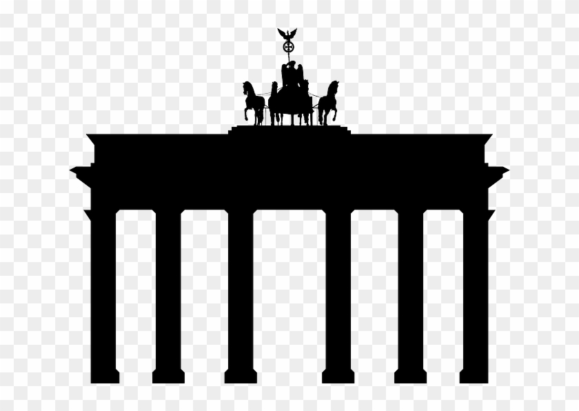 Golden Gate Bridge Silhouette Png , Png Download - Brandenburger Tor Silhouette Clipart #5100794