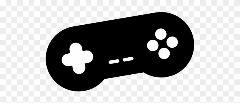 Game Icon - Silhouette Video Game Controller Clipart #5100842