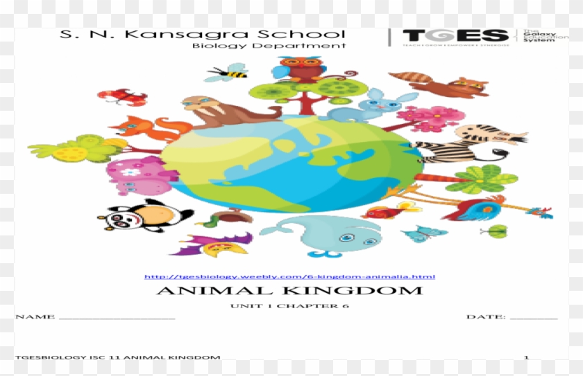6 Kingdom Animal Kingdom Clipart