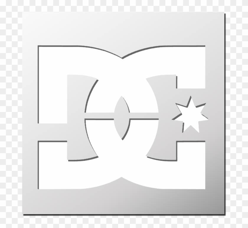 Pochoir Logo Dc Shoes - Pochoir Marque De Skate Clipart