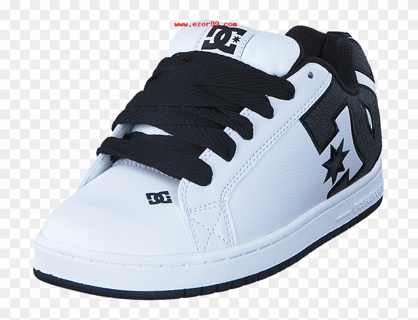 Dc Shoes Men Court Graffik Se White/charcoal Men-w7g2f - Skate Shoe Clipart