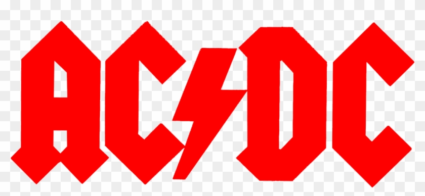 Ac/dc - Logo - Ac Dc Logo Transparent Clipart #5101953