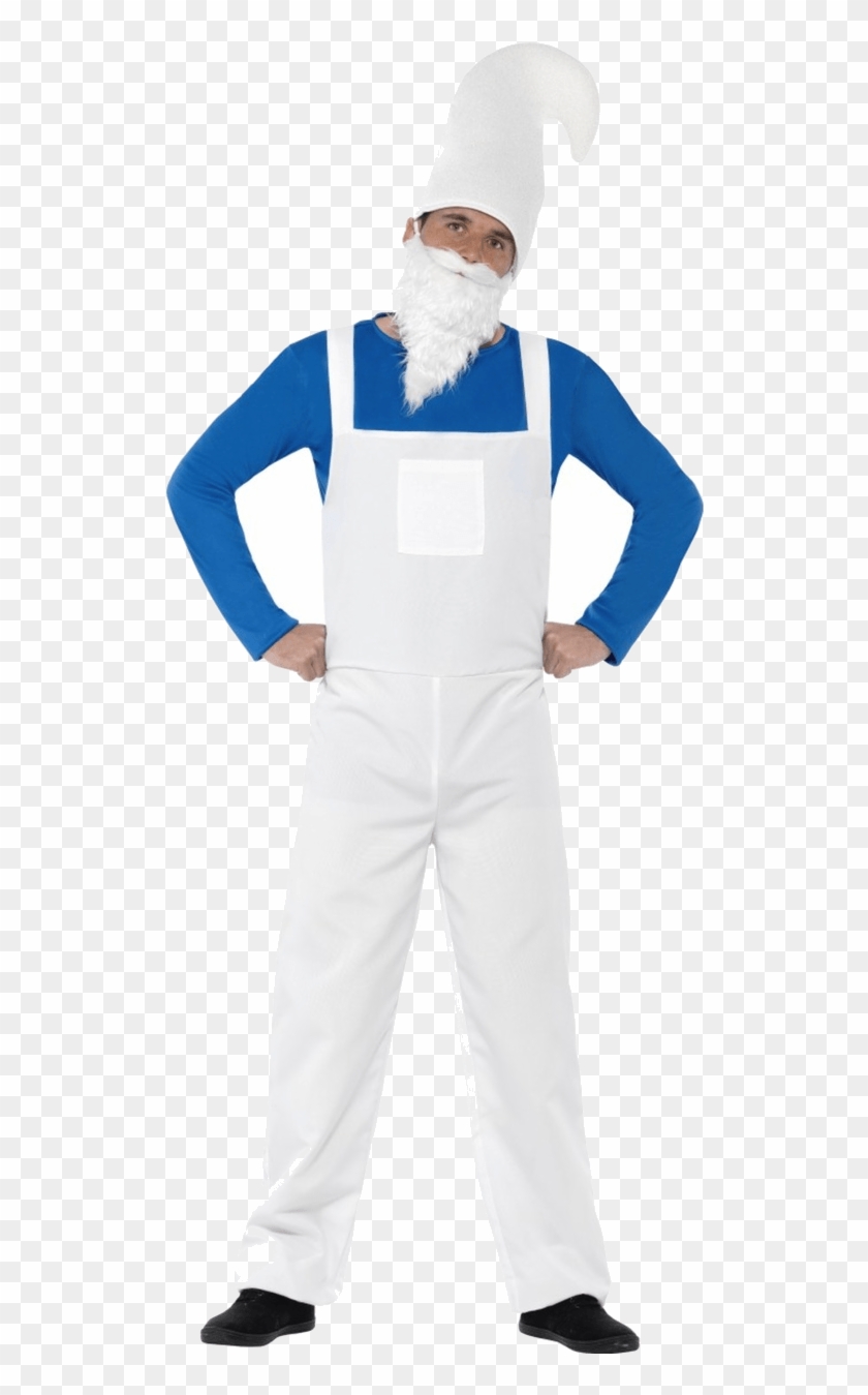 Male Blue Garden Gnome Costume - Costume Hat Clipart #5101979