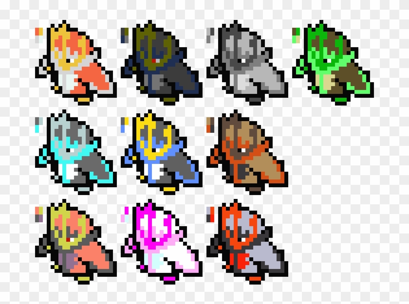 Empoleon Sprites - Pixel Empoleon Sprite Clipart