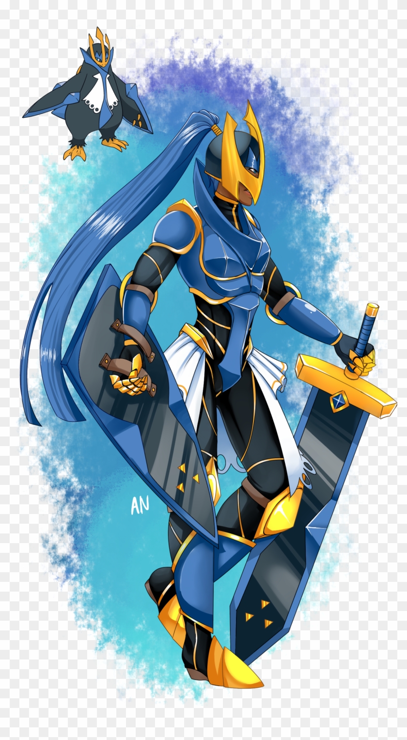 Pokemon Humanizations Pt - Human Empoleon Clipart #5102347