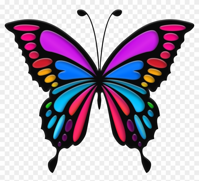 Colorful Butterfly Png Clip Art Image Transparent Png