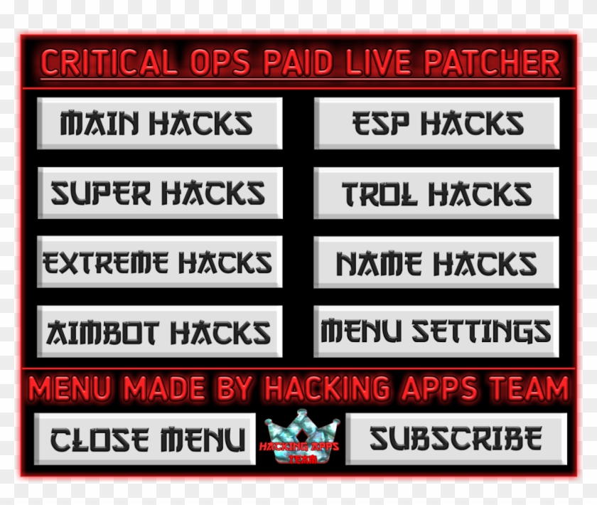 Many Themes Guy - Mod Menu Transparent Clipart