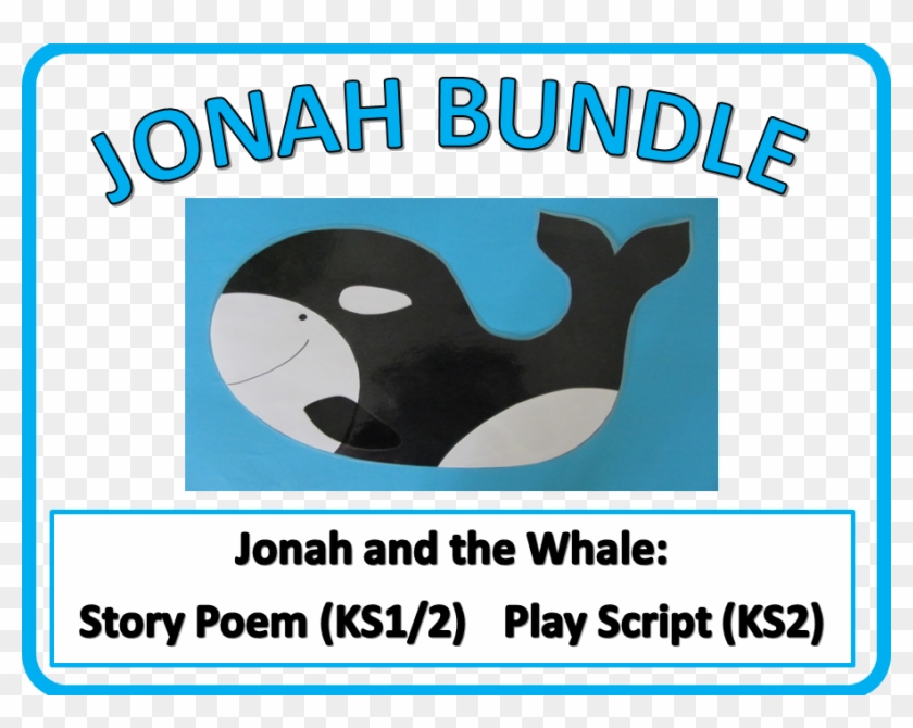 Jonah And The Whale Craft - Killer Whale Clipart #5102839