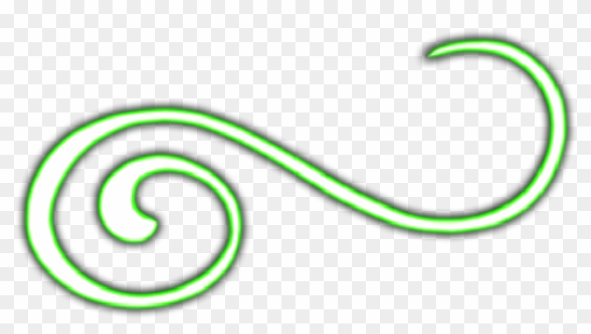 #ftestickers #swirl #light #effect #green - Illustration Clipart