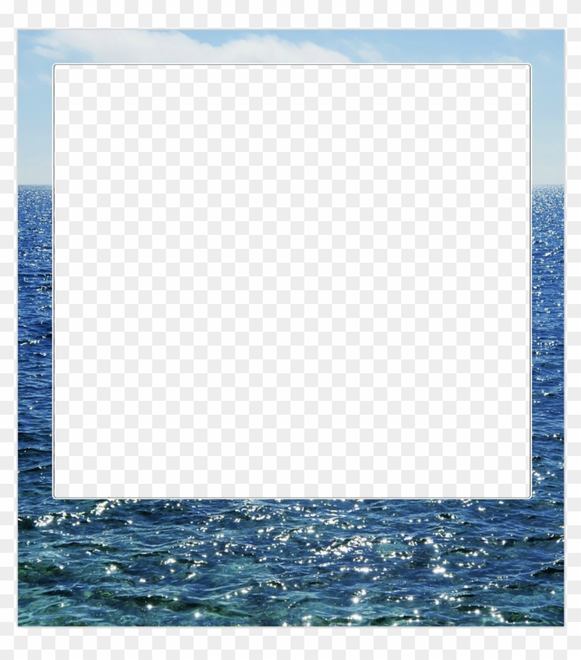 Picture Frames, We Heart It, Tumblr, Blue, Picture - Рамка Морская Пнг Clipart