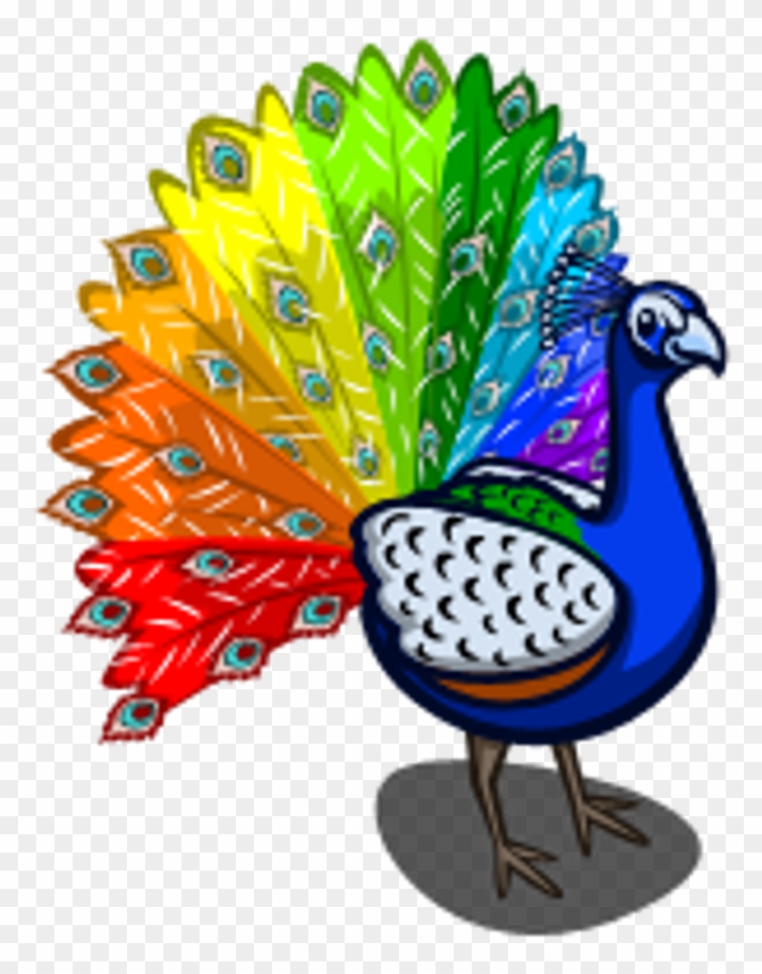 Bandaidgirl77 Smile Ijoketocope Yep Peacock Bird Rainbo - Peacock Icon Png Clipart #5103723