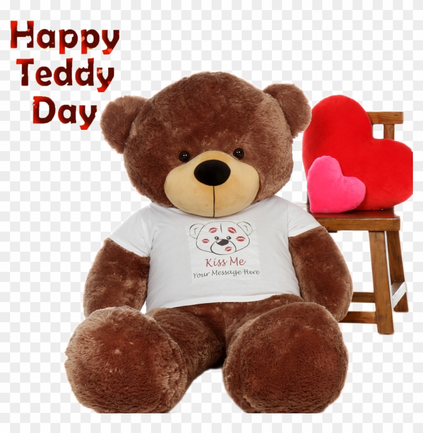Happy Teddy Day Png Image - Teddy Bear Clipart #5104960