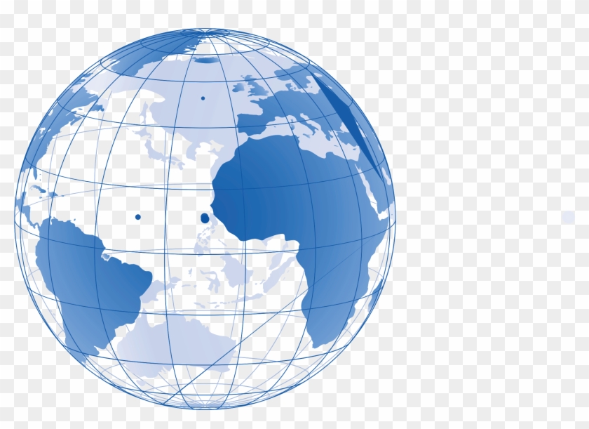 Global Map Png - World Map Globe Vector Clipart