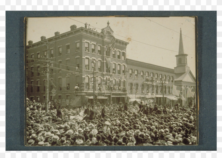 Teddy Roosevelt Visiting Willimantic, Ct In 1902 - College Clipart #5105465