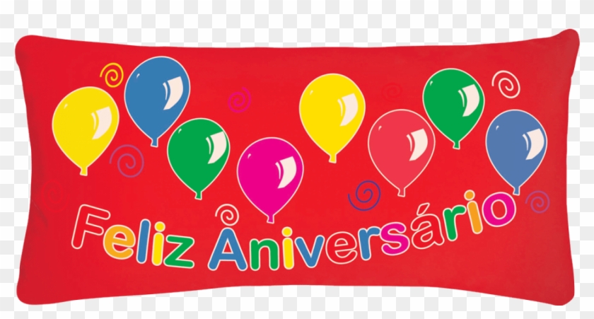 Almofada Feliz Aniversário - Cushion Clipart
