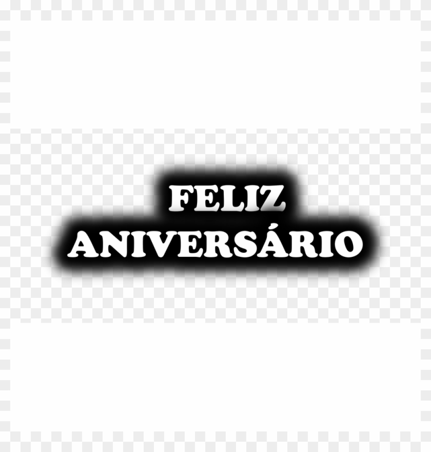 Faixa Feliz Aniversário Eva Preto C/ Branco - Bondi Clipart #5106128