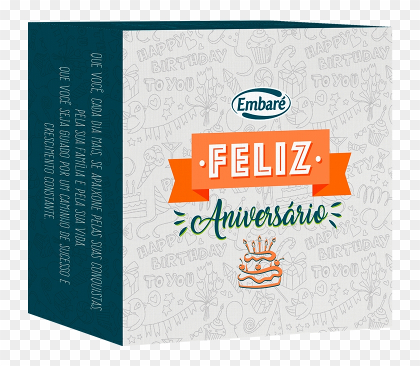 Caixa Com Caramelos Sortidos "feliz Aniversário" 250g - Embare Clipart