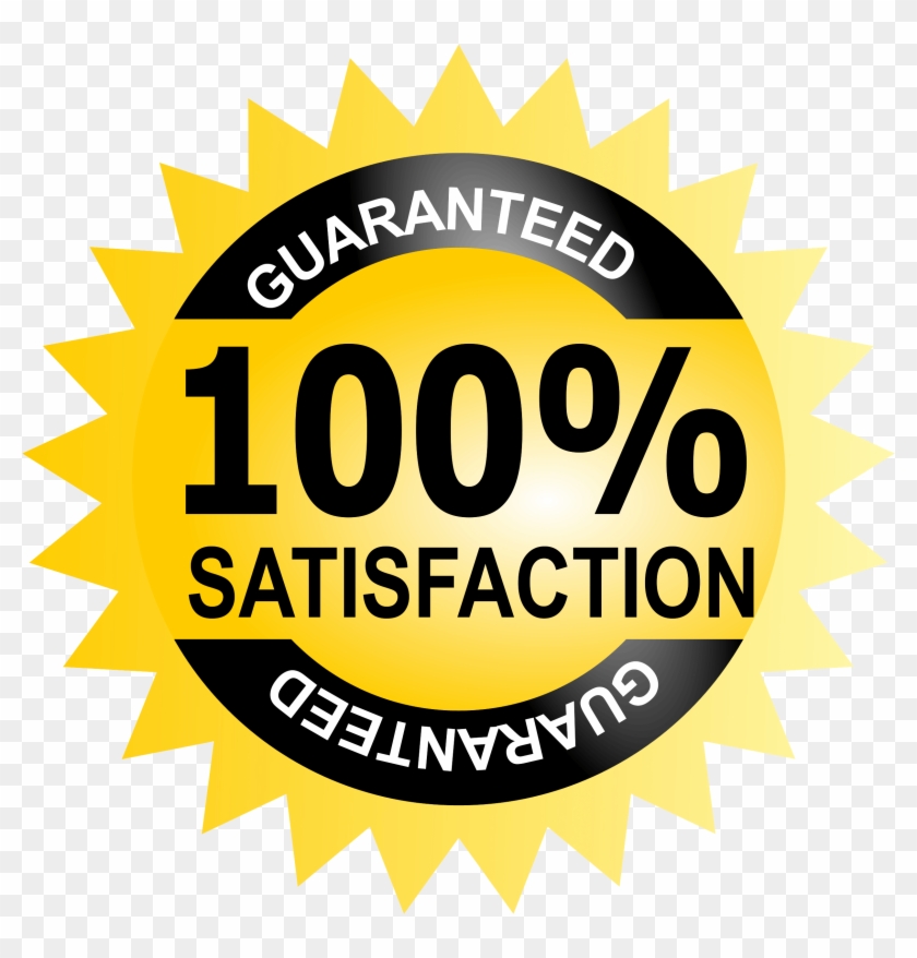 100% Satisfaction Guaranteed - 100% Satisfaction Guaranteed Logo Png Clipart #5106356