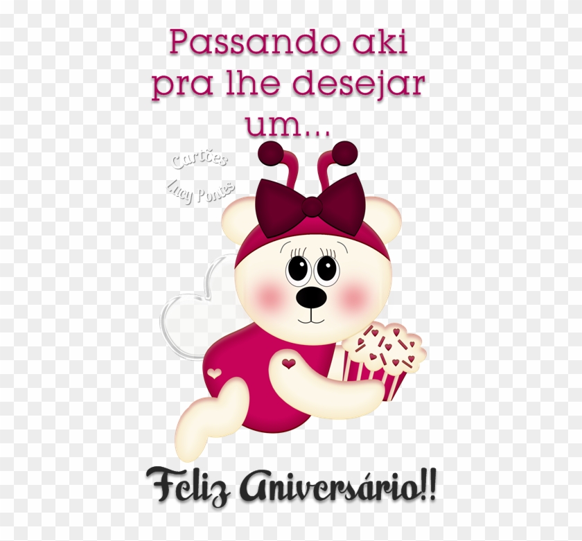 Passando Aqui Para Lhe Desejar Um Feliz Aniversário - Passando Para Desejar Parabéns Clipart #5106434