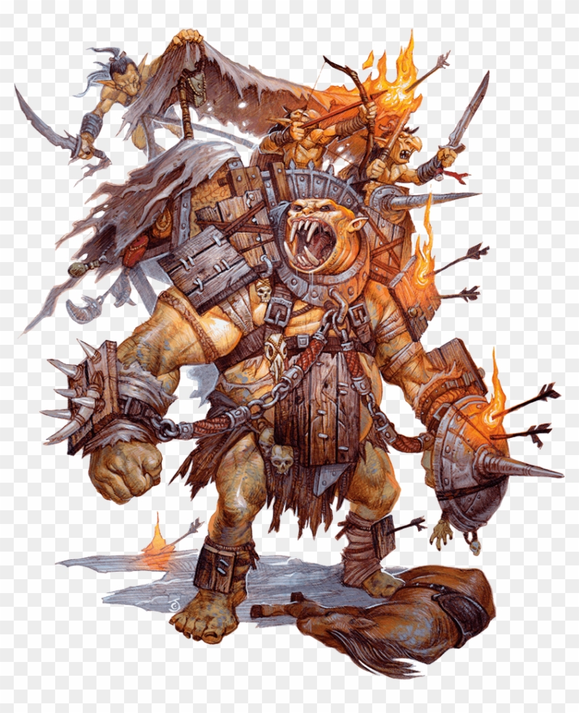 I Haven't Played Dungeons & Dragons 5th Edition Much - Mordenkainen's Tome Of Foes Ogres Clipart #5106852