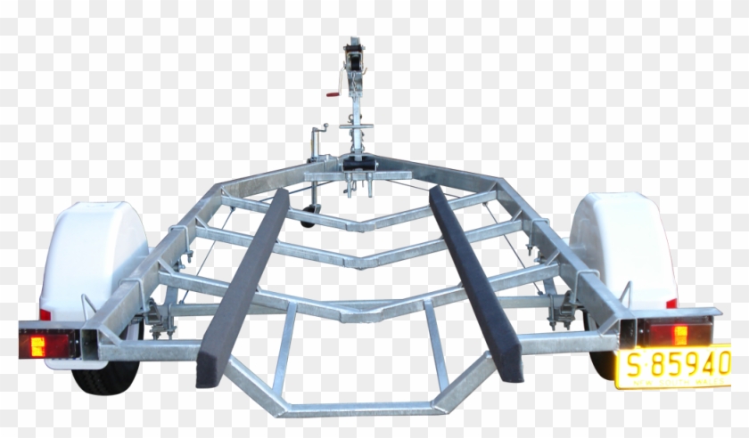 Ski Boat Trailer In Board-0 - Boat Trailer Clipart #5106976