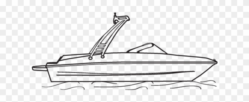 Drawn Boat Ski Boat - Launch Clipart #5107231