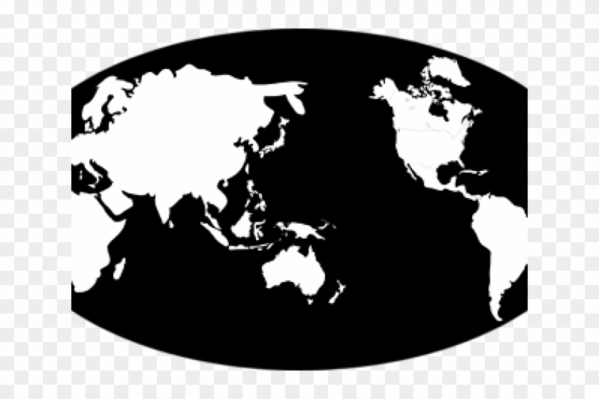 World Map Clipart Line Art - World Map - Png Download