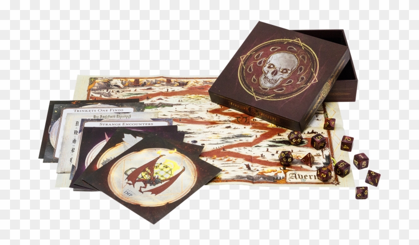 A Custom Dice Pack Themed Around Baldur's Gate - Mozartkugel Clipart