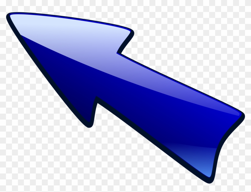 This Free Icons Png Design Of Long Arrow Up Left - Arrow Left Up Clipart Transparent Png
