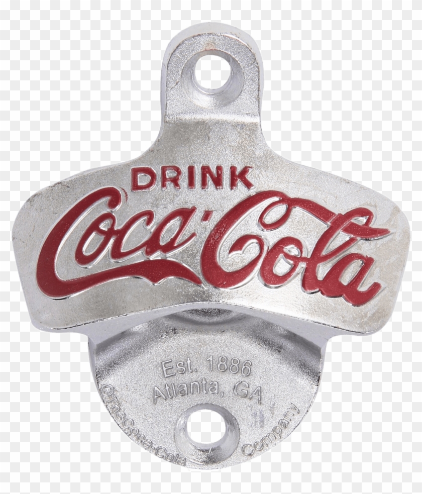 Abrebotellas Coca Cola Montado En La Pared - Cocacola Ornaments Png Clipart #5107715