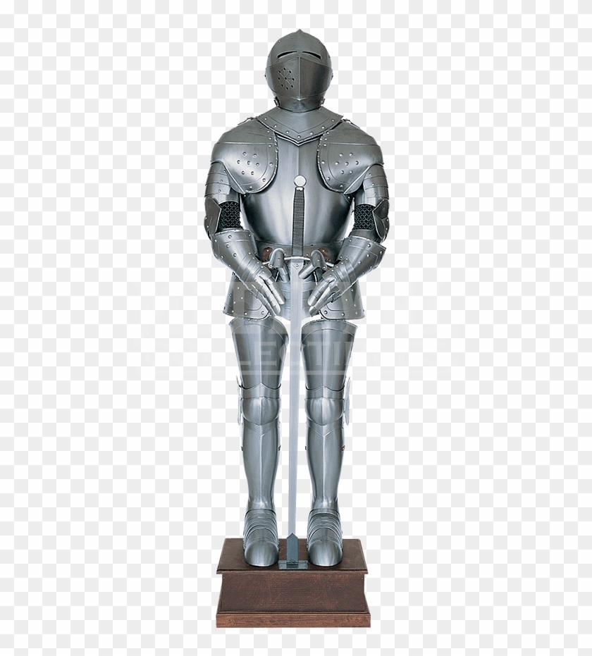 Knight Statue With A Sword Clipart #5107716