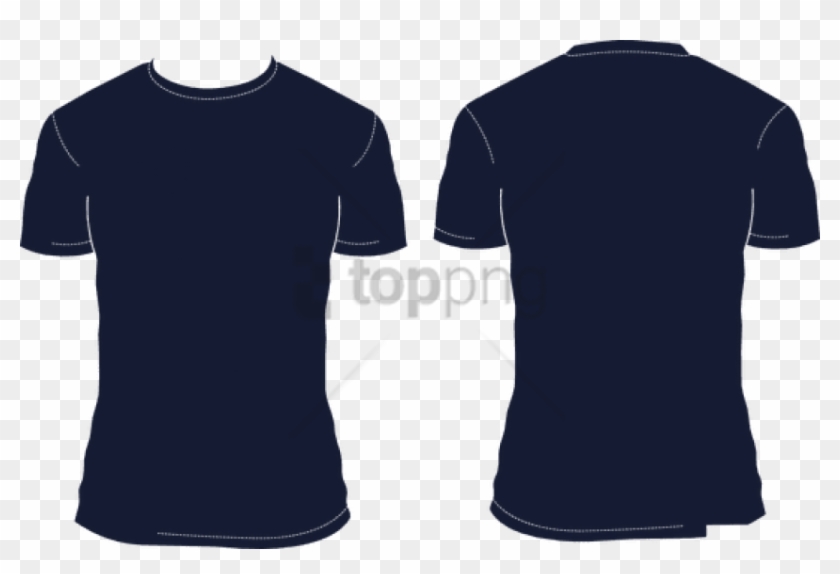 Free Png Camiseta Png Image With Transparent Background - Blue T Shirt Vector Clipart #5107790