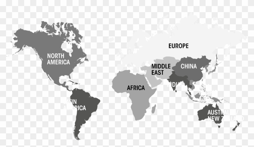 Rodney Norman, Area Director - World Map Clipart